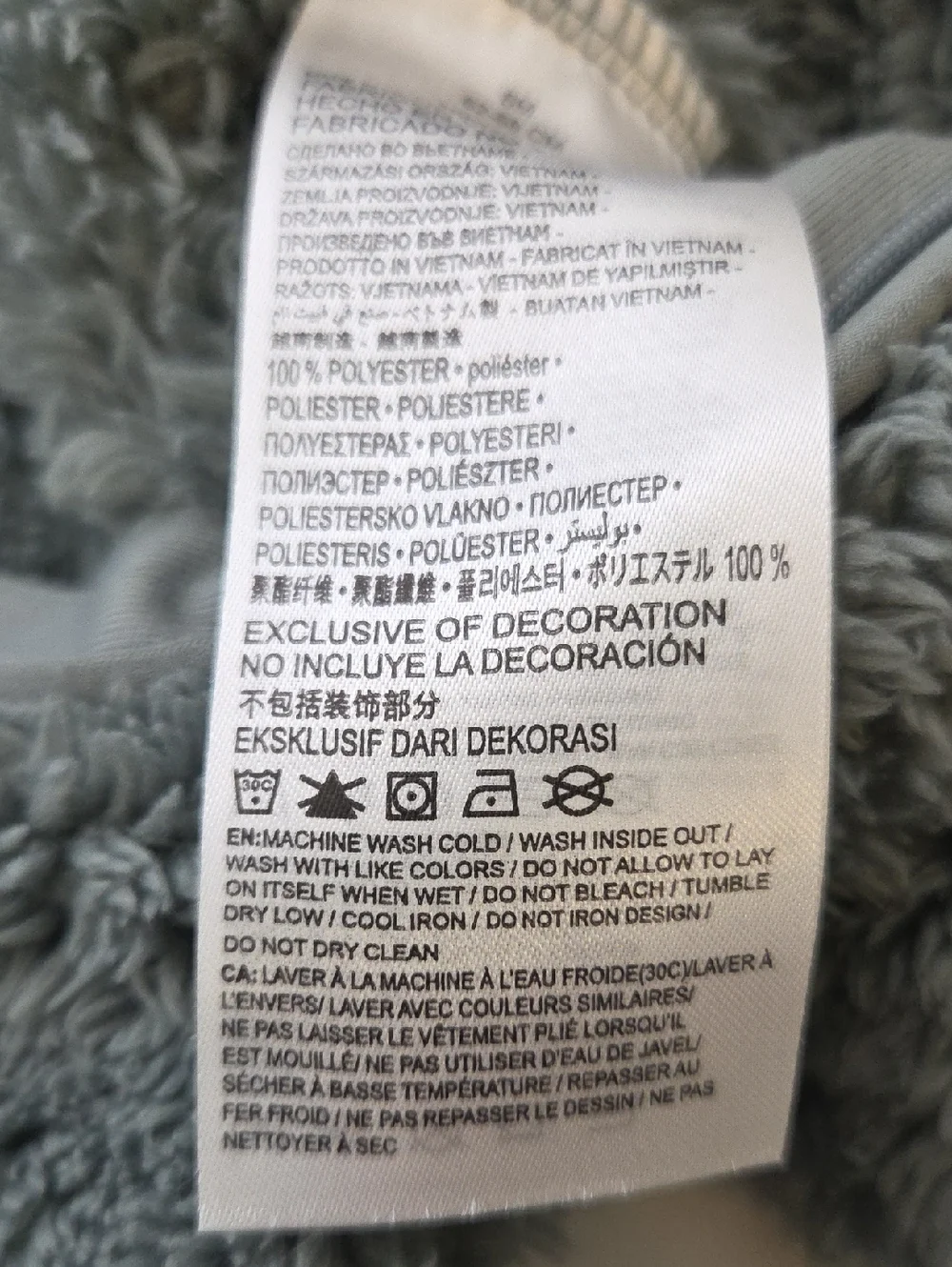 Nike Baby Boy Or Girl Soft Dusty Teal Sherpa All In 1 Hooded Outerwear 6 Months